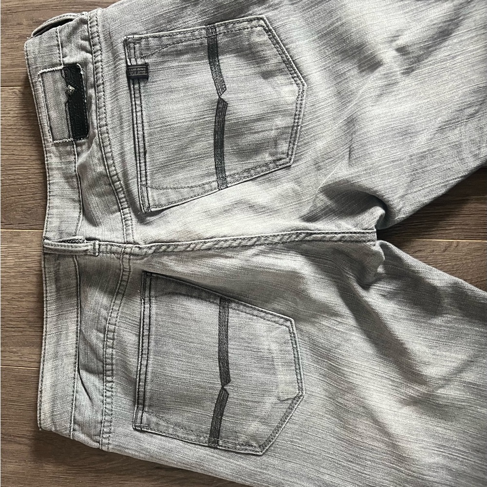 Buffalo David Bitton Light Gray Slim Jeans